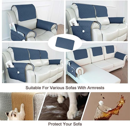 Waterproof Sofa Armrest Cover Headrest Cover - Image 6