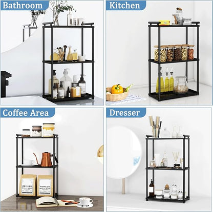 VOTZAAQ 3 Tier Bathroom Organizer Countertop, Stainless Steel Perfume Tray and - Image 7