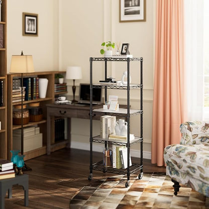 Golpart Small Shelves Storage Wire Metal Adjustable Shelf Unit - Image 8