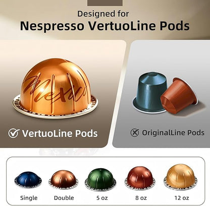 Nespresso Vertuo Pod Carousel Holder, 40 Pod Rotating Tower Organizer, 360° - Image 5