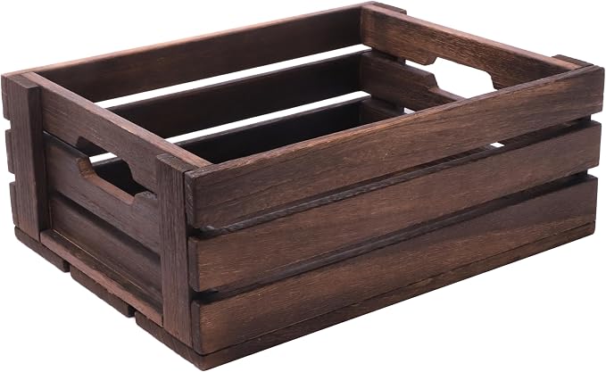 ARTAWEIN Rustic Vintage Finished Wooden Crate - Image 6