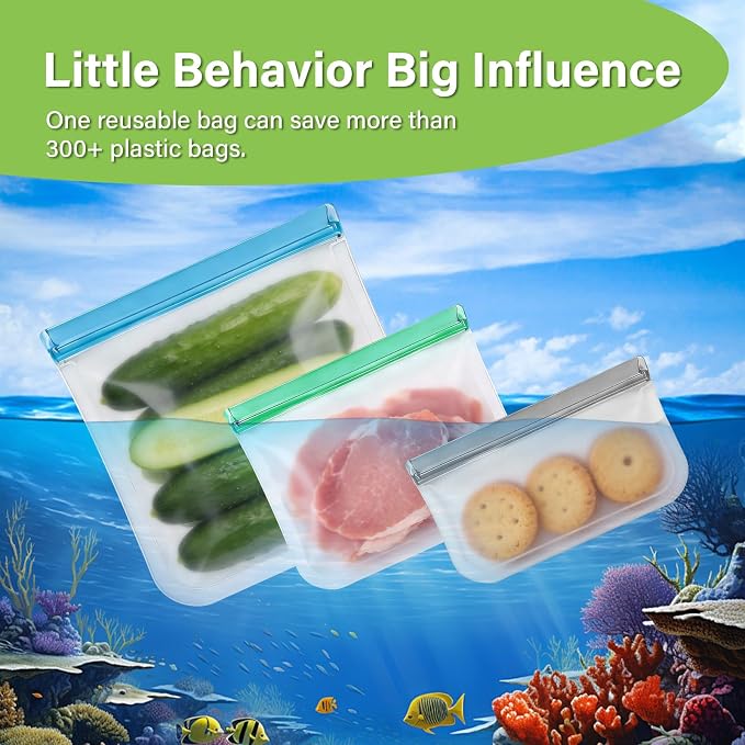 6Pack Gallon Freezer Bags, Lock Bags - Image 7