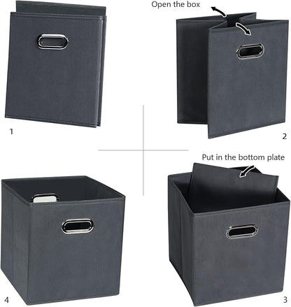 Fabric Cloth Storage Bins, Fabric Cube Organizer - Image 6