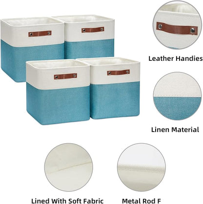 HNZIGE Cube Storage Basket Collapsible Baskets - Image 2