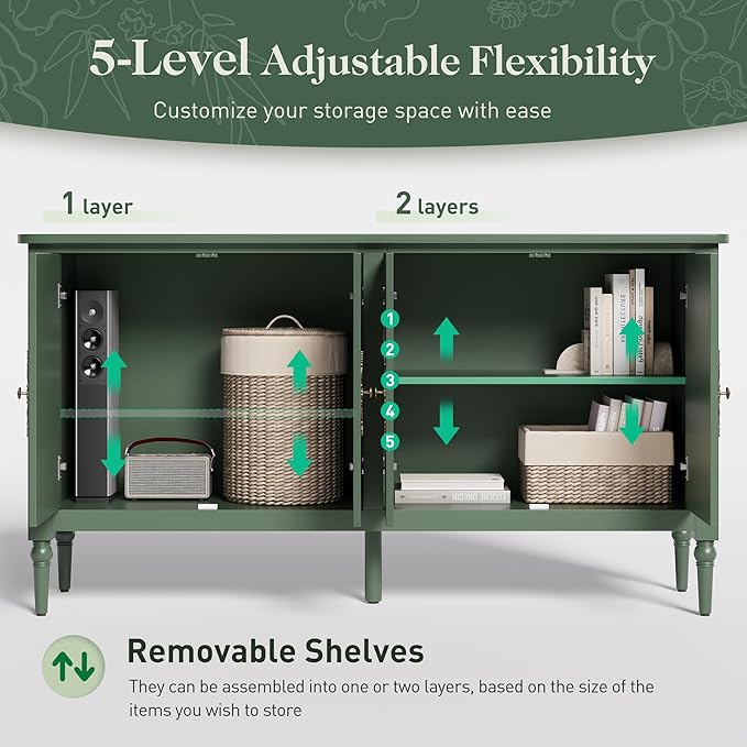 RoyalCraft Sideboard Buffet Cabinet - Image 3