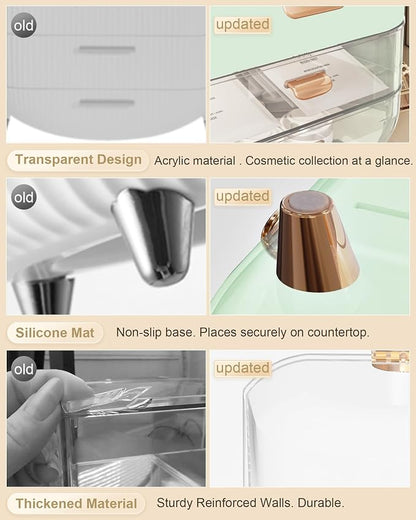 Makeup Organizer Countertop, Skincare Holder Bathroom Counter Organizer - Image 3