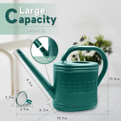 2 Gallon Watering Can, Outdoor Watering Can - Image 2