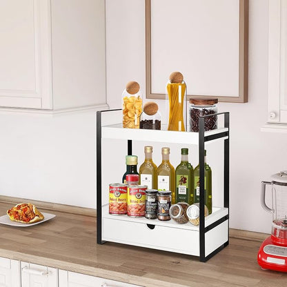 2-Tier Wooden Counter Shelf - Image 6
