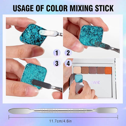 Black Refillable Magnetic Makeup Palette Empty – Medium | Empty Modular Makeup - Image 8
