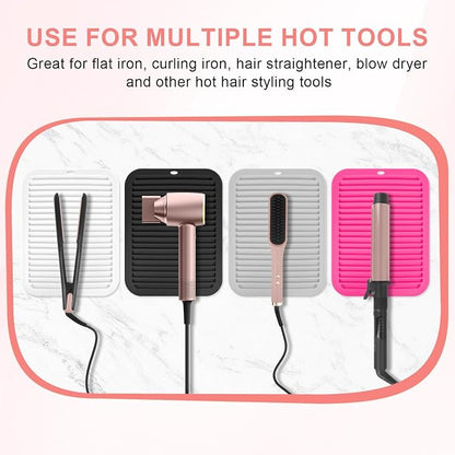 Large Silicone Heat Resistant Mat, Professional Hot Hair Tools Mat - Image 4