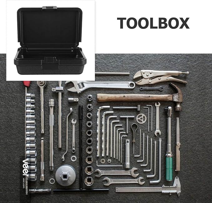 DOITOOL Small Hard Case Tool Box Organizer Waterproof Hard Carrying Case - Image 6