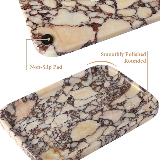 Calacatta Marble Vanity Trays, Marble Bathroom Tray Countertop, Luxury - Image 5