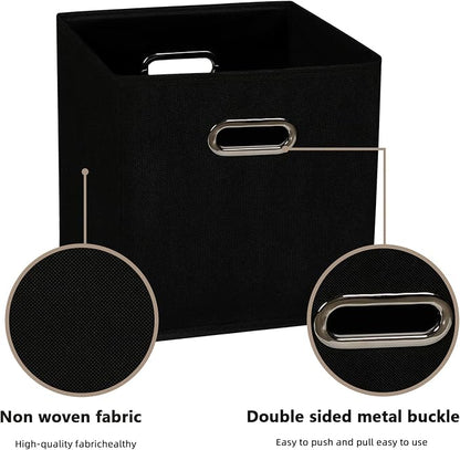 Fabric Cloth Storage Bins, Fabric Cube Organizer - Image 3