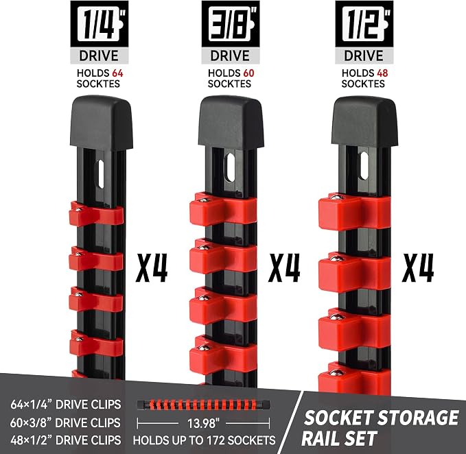 Socket Organizer Drive ABS Tools - Image 2