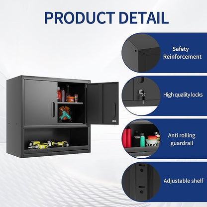 Metal Wall Cabinet, Garage Wall Cabinet - Image 4