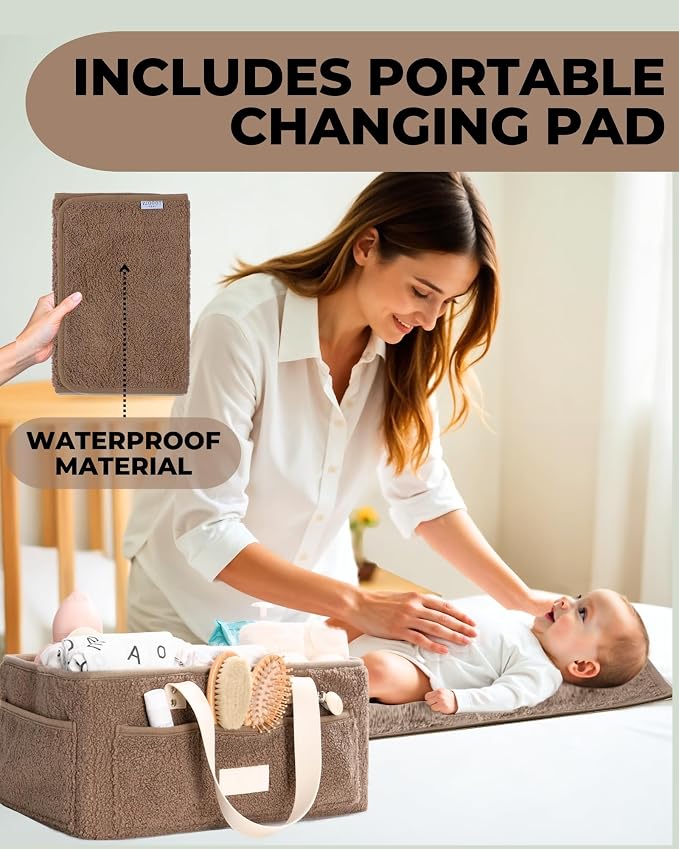 Baby Diaper Caddy Organizer - Image 2