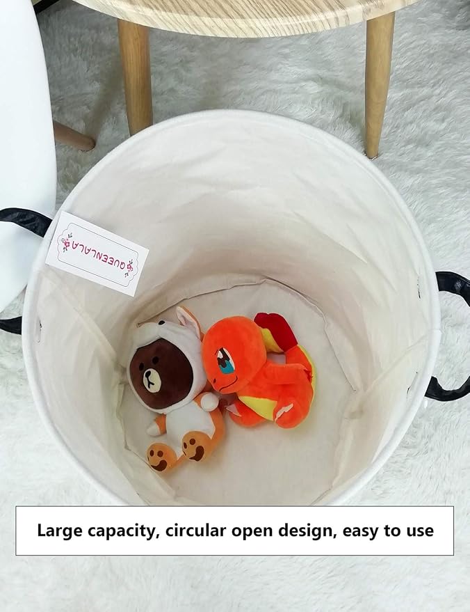 QUEENLALA Large Storage Basket, Laundry Hamper/Bathroom/Home Decor/Collapsible - Image 6