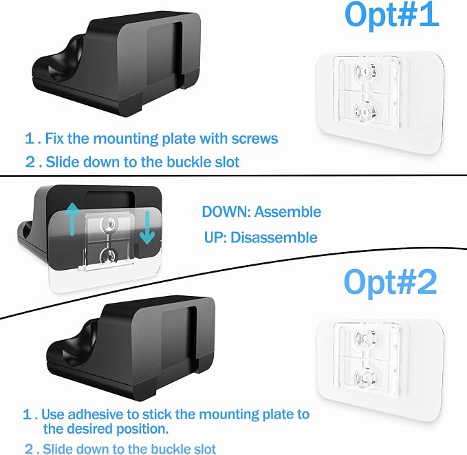 REEYEAR PS5 Controller Wall Mount Charger Dock - Image 5