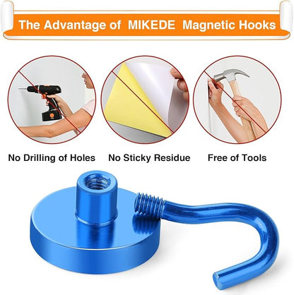 MIKEDE Magnetic Hooks Heavy Duty, 10 Lbs Magnet - Image 4