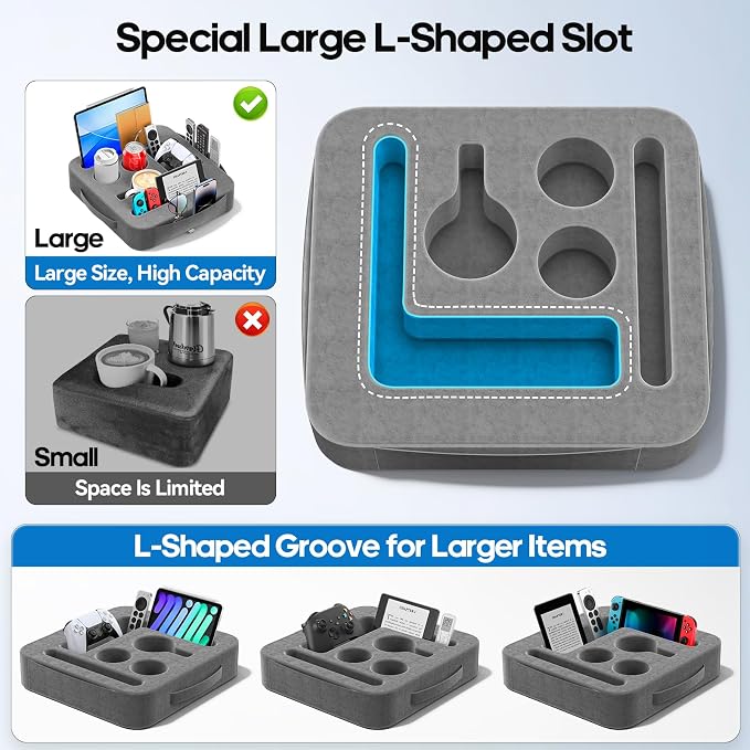 Couch Cup Holder Tray, Couch Caddy - Image 3
