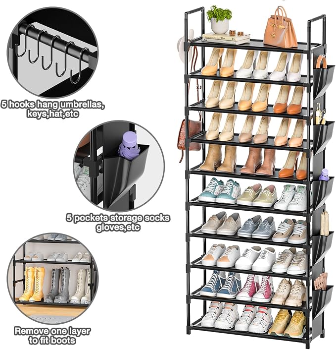 LUKYTOWER Tall Shoe Rack - Image 5