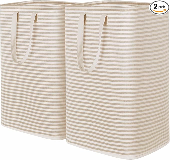 Lifewit 2 Pack Laundry Basket 80L Each, Collapsible Clothes Hamper by Lifewit