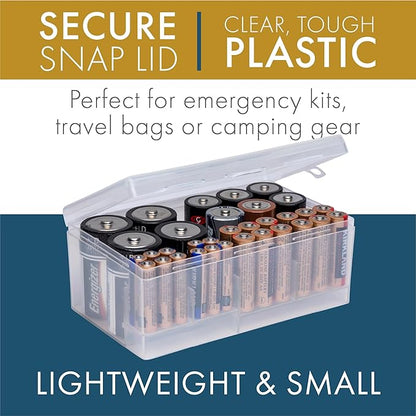 Dial Industries Battery Storage Organizer Case, 12 AAA, 12 AA, 6 C, 4 D - Image 2