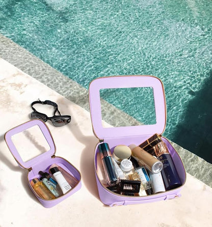 Travel Clear Makeup Bag Set, TSA Approved Cosmetic Bag Case - Image 3