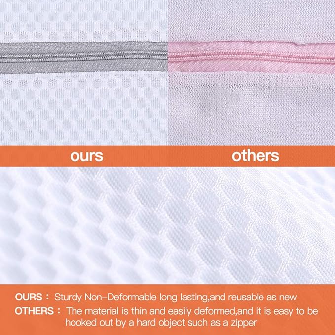 Kimmama Laundry Bags Mesh Wash Bags, Lingerie Bags - Image 4