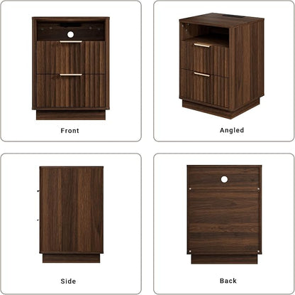 Fluted Night Stand Set of 2 - Image 8