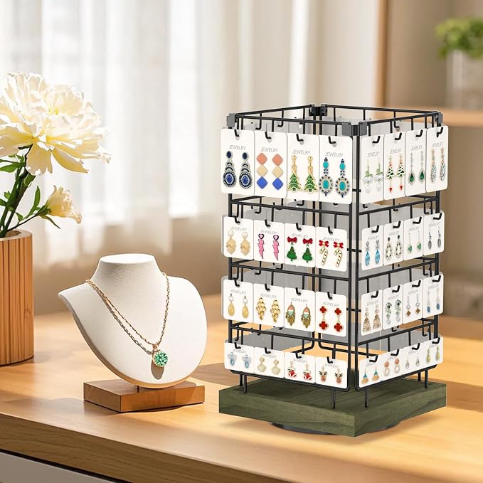 EsLuker.ly Rotating Earring Display Holder Stand - Image 7