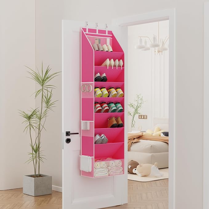 Criusia Shoe Storage, Over the Door Shoe Organizer, Hanging Closet Shoe Storage - Image 8
