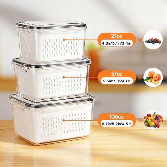 JSCARES Fruit Storage Containers - Image 2