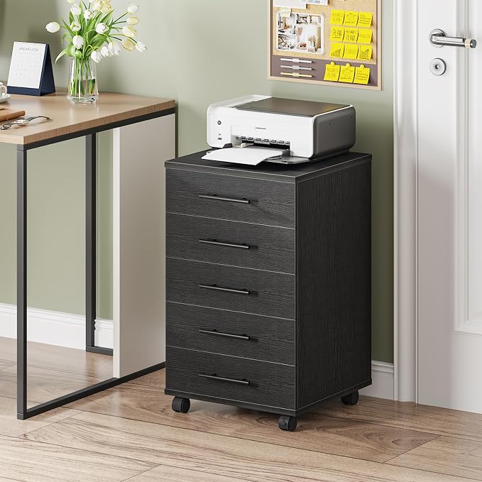 HOOBRO 5-Drawer File Cabinet, Office Cabinet - Image 2