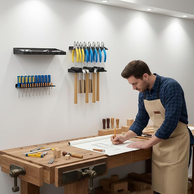 Wall Mount Screwdriver Organizer, Plier Organizer, Hammer Rack, Hand Tool - Image 7