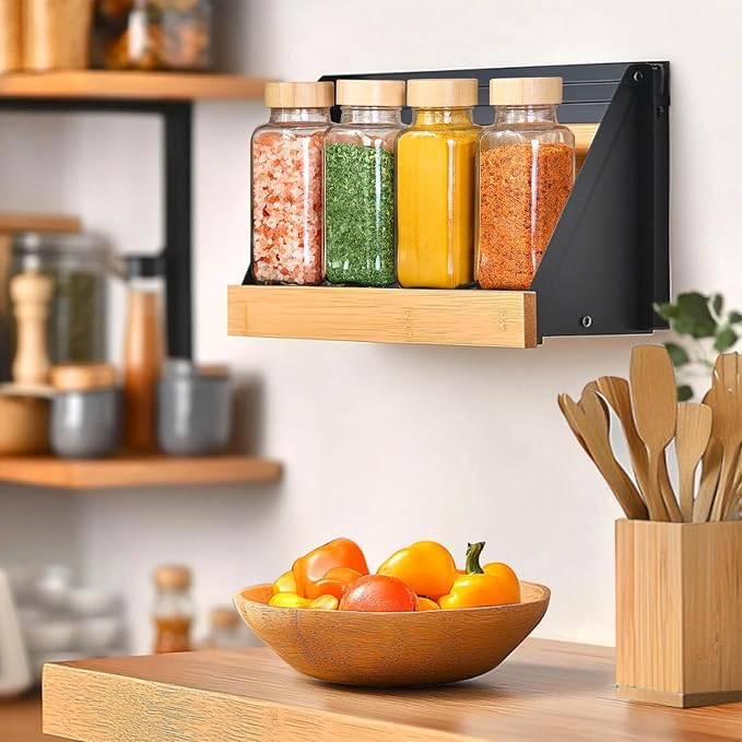 ComSaf 8 oz 6Pcs Glass Spice Jars - Image 7