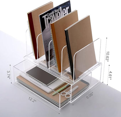 Desk Organizers and Accessories, Acrylic Desk Organizer - Image 3