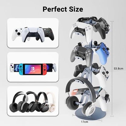 Gaming Controller Holder Aluminum Alloy 4 Layers, 360-degree rotatable - Image 2