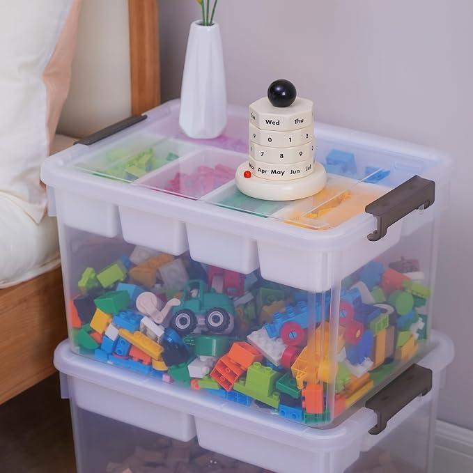 Citylife 32 QT Plastic Storage Bins - Image 3