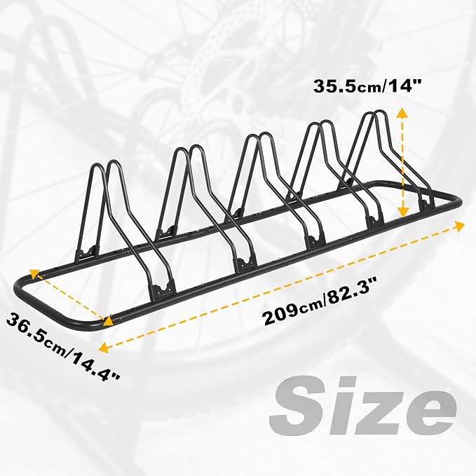 CyclingDeal Bicycle Floor Parking Rack Stand - Image 4