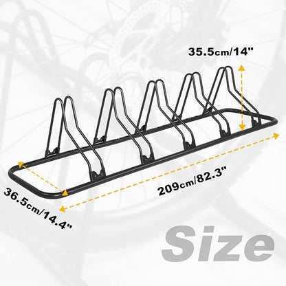 CyclingDeal Bicycle Floor Parking Rack Stand - Image 4