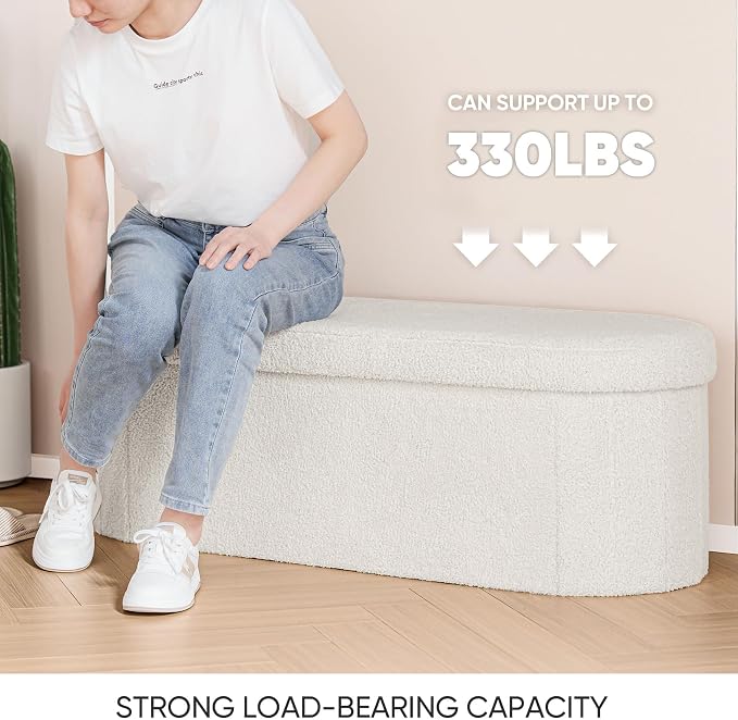 B FSOBEIIALEO Ottoman with Storage - Image 5