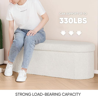 B FSOBEIIALEO Ottoman with Storage - Image 5