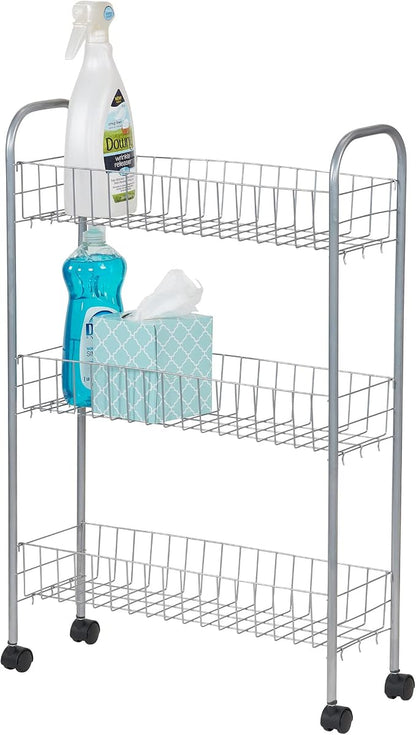 Household Essentials Slim Storage Cart, 3 Shelf Storage Cart - Image 5