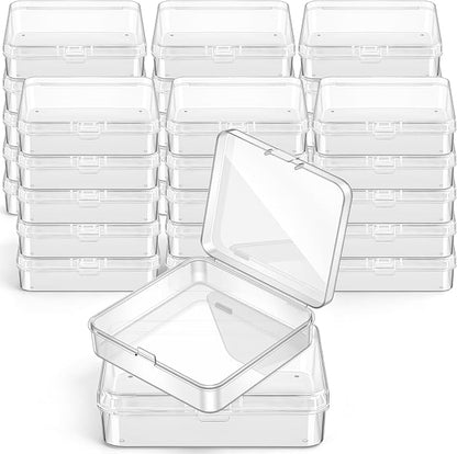 Jetec 30 Pieces Mini Plastic Clear Beads Storage Containers Box by Jetec