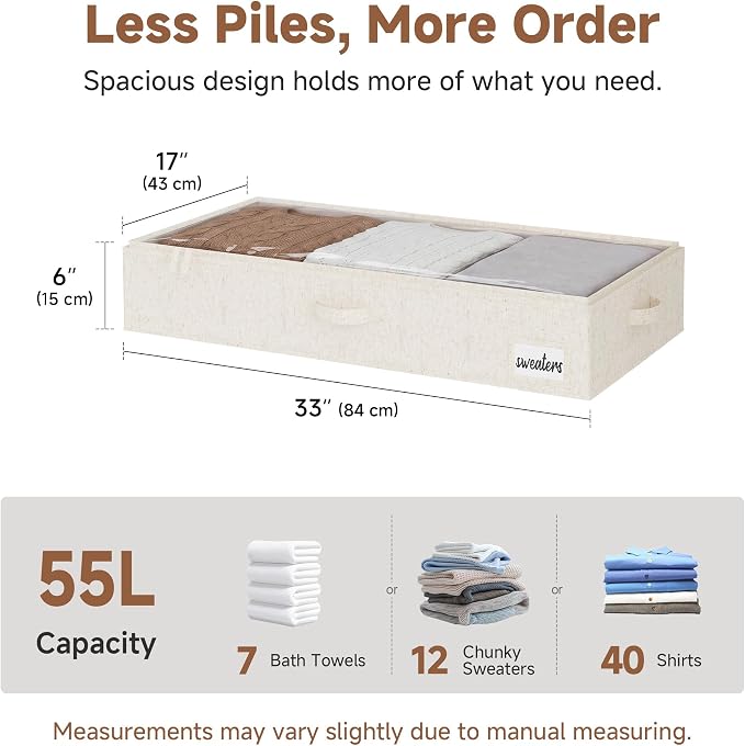 StorageWorks Under Bed Storage Containers - Image 2