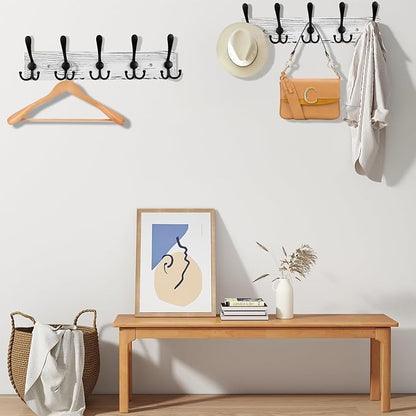 Coat Rack Wall Mount Wooden Hat Rack - Image 6