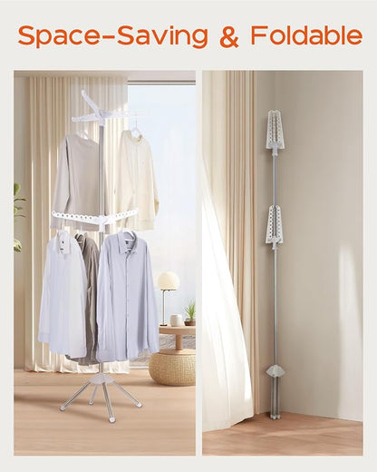 CASAMAYA Clothes Drying Rack Foldable, 74.8 inch 2 Tier Laundry Drying Rack - Image 3