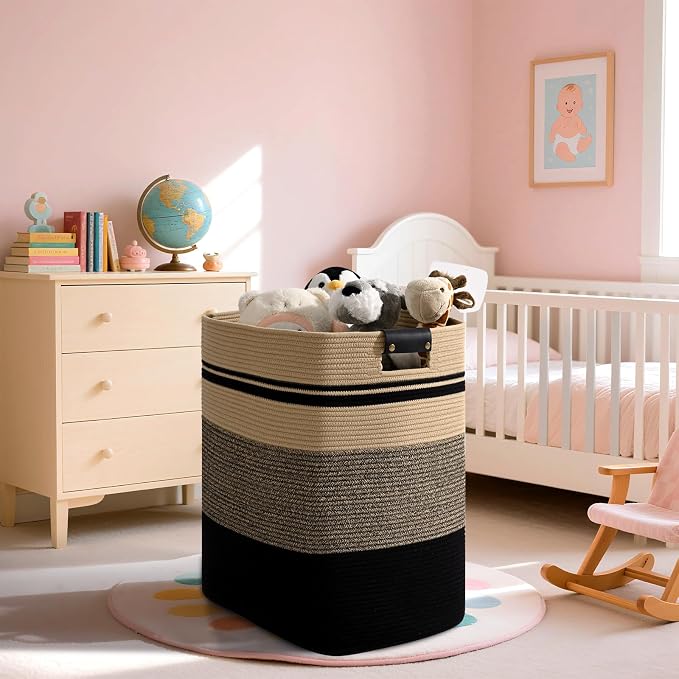 Laundry Hamper, 85L Tall Laundry Basket - Image 8