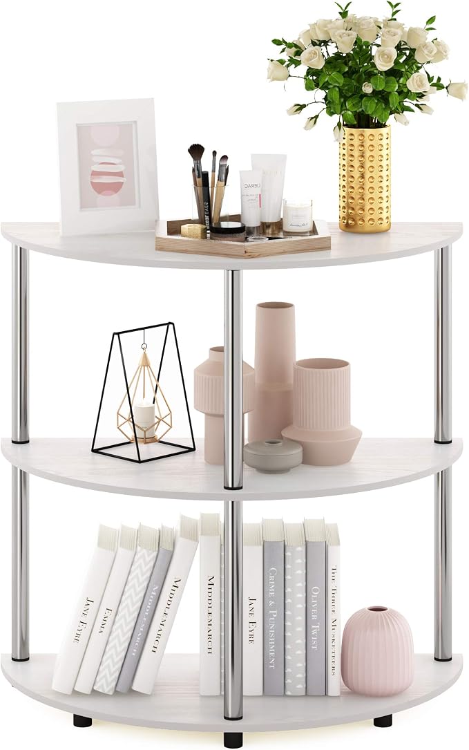 Furinno Frans Turn-N Half Round Console Table - Image 4